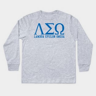 Lambda Epsilon Omega Kids Long Sleeve T-Shirt